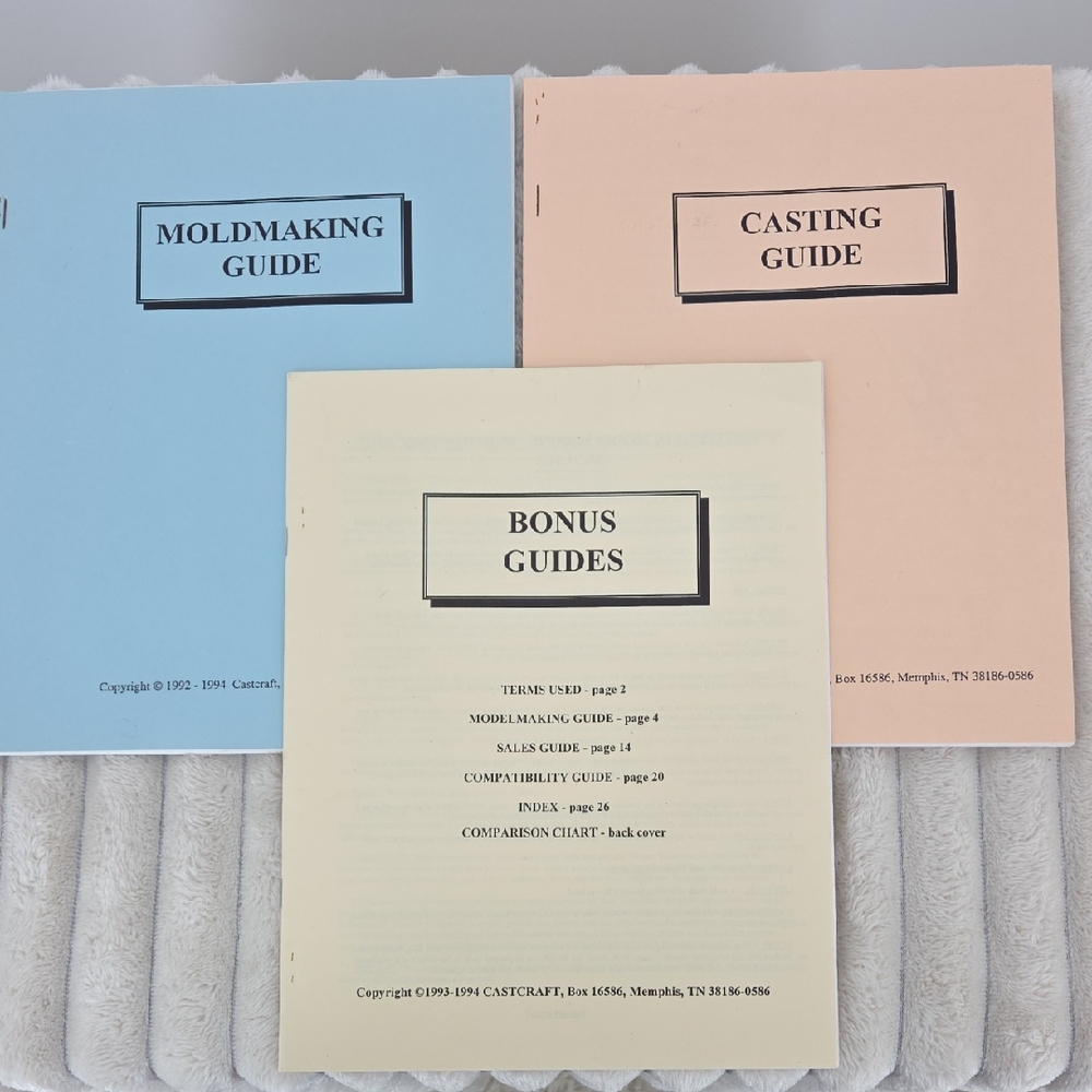 Moldmaking, Casting And Bonus Guides.